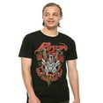 thumbnail image 2 of Poison Ride Like The Wind Skull Men's Black T-Shirt (XS), 2 of 4