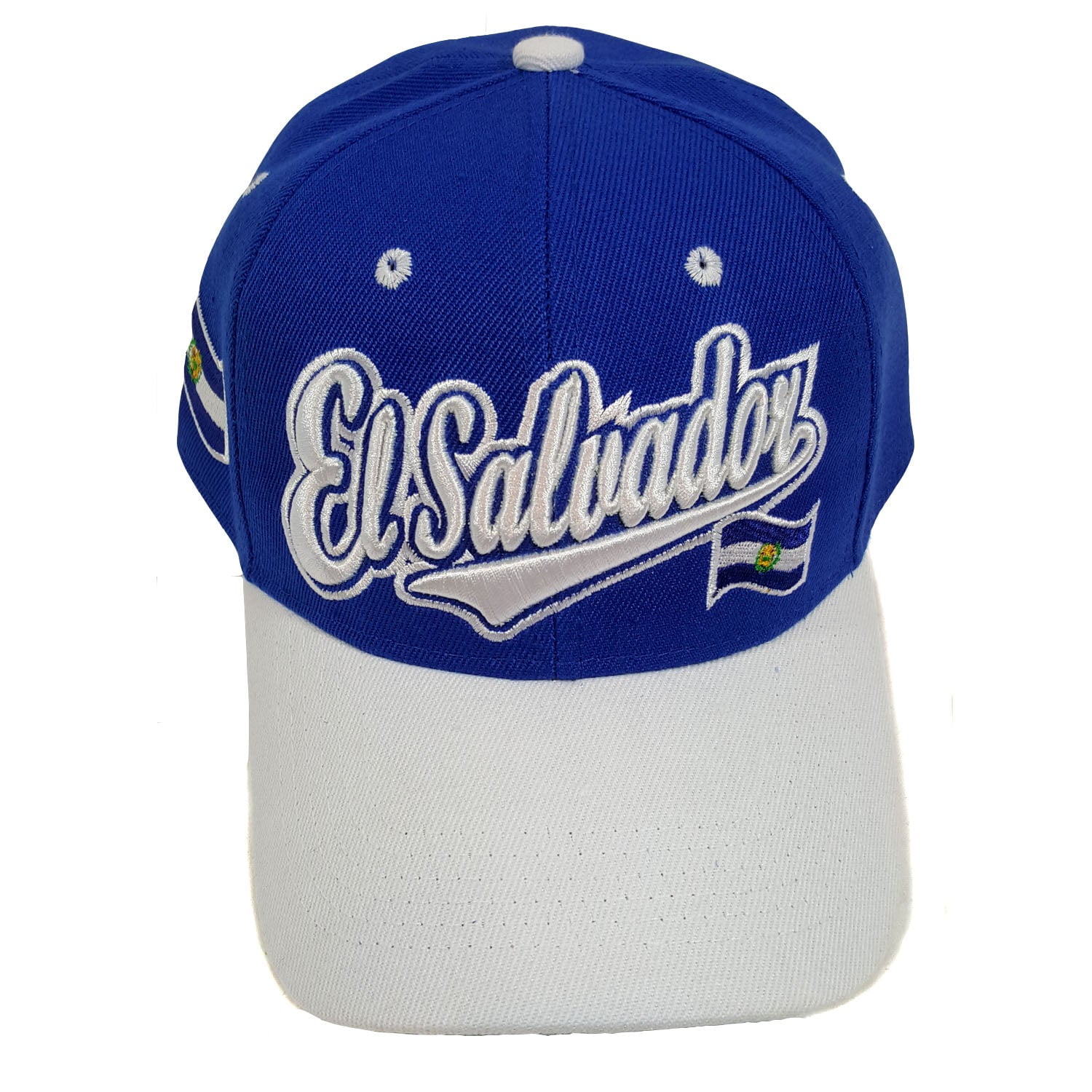 El Salvador 503 Hat - Black Royal Snapback Cap