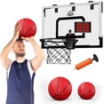 thumbnail image 1 of Canasta de baloncesto HYES, 24 x 16 cm, grande, para interiores, con tablero, 1 of 9