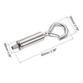 thumbnail image 2 of Unique Bargains 5mm Open Picture Hanging Wire Hook Electroplating Copper Hooks 4Pack, 2 of 5