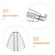 thumbnail image 3 of IDEANATEGRATE Plegable De Inoxidable Para Y Verduras En Exteriores Y, 3 of 8