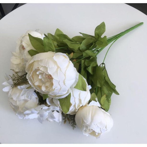 Ramo de Flores artificiales Macarena Peonía para Decoración de Bodas