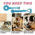 thumbnail image 5 of HOMEIORA 4pcs Dog Chew Toys, Rope Dog Toys, Aggressive Chewers Indestructible Tug of Dog Toys, Treat Ball and Rope Toys to Keep Them Busy, 5 of 5