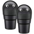 thumbnail image 2 of 2pcs Car Trash Can Mini Trashcan Automotive Cup Holder Garbage Can Organizer, 2 of 8