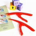 thumbnail image 4 of KAKOWELY 8Pcs Portable Crawfish Peel Tool for Shrimp Shell Removal and Prawn Deveining Red POM Material, 4 of 8