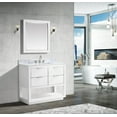 thumbnail image 3 of Avanity ALLIE-V36-WTS Allie 36" Single Free Standing Wood Vanity Cabinet Only - White, 3 of 5