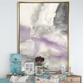 thumbnail image 3 of Aquarelle Minimal Purple Tones I - Tableau encadré de ferme moderne, 3 of 3