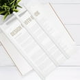 thumbnail image 3 of MRLESS 20pcs Report Covers Sliding Bar A4 Slide Binder Folder Plastic Binding Bar For Office Supplies Reports And Documents, 3 of 6