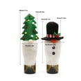 thumbnail image 3 of Yuarrent Cubierta de botella de vino Árbol de Navidad Muñeco de nieve Ropa a prueba de polvo Champán Cerveza Sombrero Navidad Cocina Comedor Fiesta Kits de decoración para fiestas Muñeco de nieve Yuarrent HA068255-02, 3 of 6