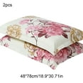 thumbnail image 3 of Pillowcases Queen Size Garden Floral Printed Pillow Cases Set of 2 Soft and Breathable Cooling Pillow Case 19x31in, 3 of 6