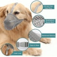 thumbnail image 2 of Dog Muzzle With Adjustable Straps, Soft Mesh Covered Muzzles For Small Medium Large Dogs, 2 of 5