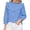 Navy, variant on Plaid Blouse For Women Oversized Ruffle Y2k Puff Sleeve Checkered 3/4 Puff Sleeve Mock Neck Shirts Casual Summer Cute Yoke Tops Purple S