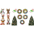 thumbnail image 1 of 6 Uds Acrílico Forma Especial Cachorro Navidad 5D DIY Diamante Arte, 1 of 5