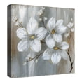 thumbnail image 4 of Masterpiece Art Gallery Summer in Neutral Paperwhite Flowers II by Nan Canvas Art Painting Print 24" x 24", 4 of 4