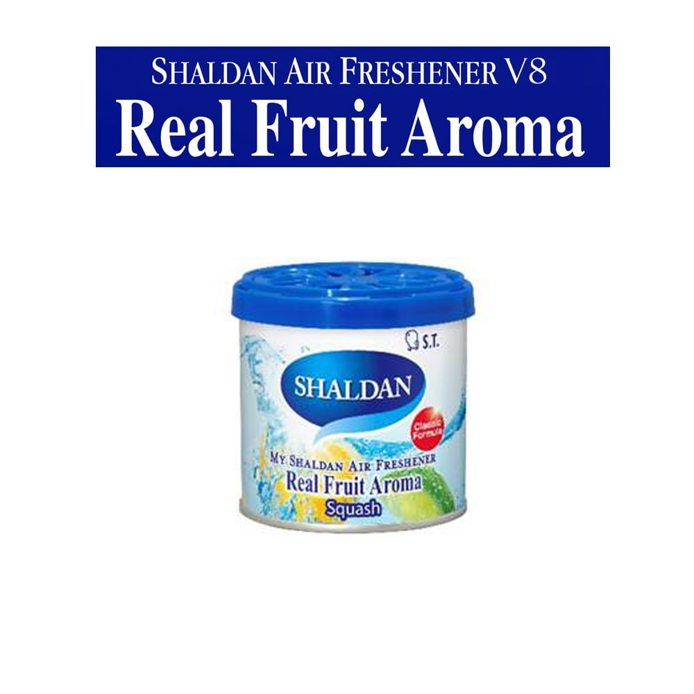 YirehStore My Shaldan Squash Scent 6-cans, Original Classic Formula, Car Cup-holder Natural air freshener, Real Fruit Aroma, JDM