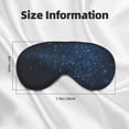 thumbnail image 5 of Goofa Blue Glitter Retro Printed Sleep Eye Mask for Men Women, Zero Eye Pressure Sleeping Mask, Light Blocking Night Blindfold, Soft Eye Shade Cover, 5 of 7