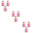 thumbnail image 2 of Sonducket 3 pack/lot Support Bra - Transpirable para máxima comodidad Cómodo Nylon Seamless Bras Top Fitness Sports Bra Rose red L Type1 NO1, 2 of 6
