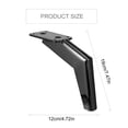 thumbnail image 2 of FELTECHELECTR 1Set Shape Metal Sofa Leg for Furniture in 7.47X4.72X1.97Inch, 2 of 8