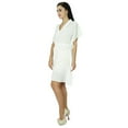 thumbnail image 3 of Bimba Women Plain Kaftan Dress Beach Cover Up Cotton Solid Caftan, 3 of 5