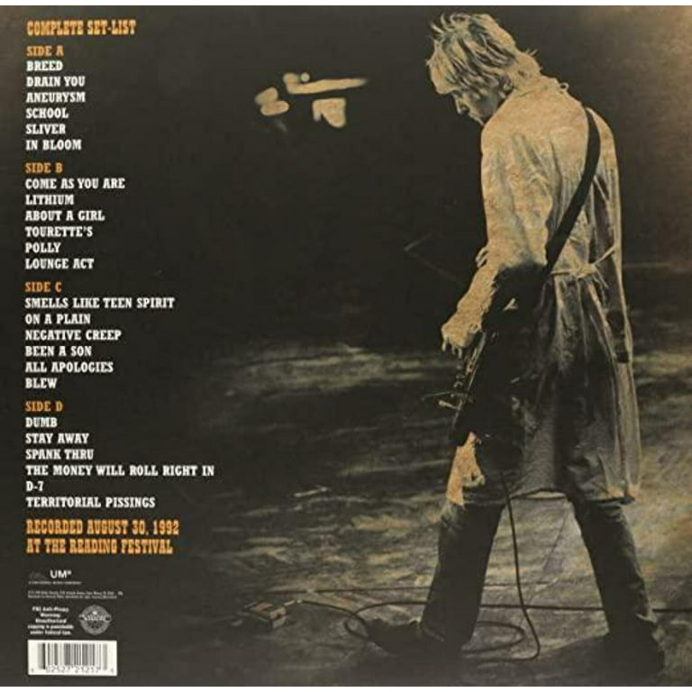 洋楽 NIRVANA LIVE AT READING Nirvana - Live at Reading - Amazon.com Music