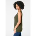 thumbnail image 2 of Roaman's Women's Plus Size Drop Needle Tank Lightweight Sweater Knit, 2 of 3
