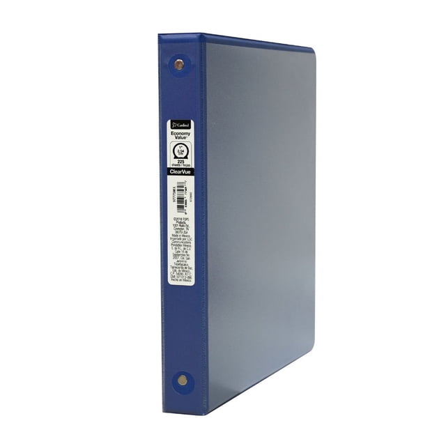 Carpeta de Argollas Cardinal Economy Value 1 Clearvue Azul