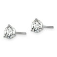 thumbnail image 2 of Auriga Fine Jewelry 14K White Gold 1 1/4 cttw Round Lab Grown Diamond Stud Earrings for Women (Clarity- SI, Color-G-H), 2 of 5