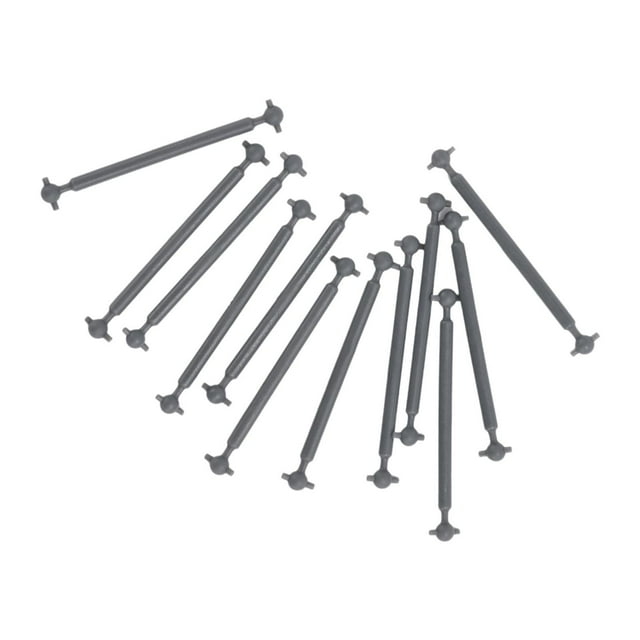 Juego de 12 varillas de transmisión de motor en escala HO para modelos de trenes, componentes de conexión para 34.8 mm