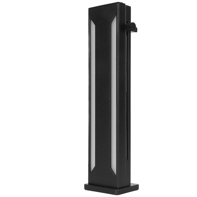 Soporte de GPU ARGB con base magnética de aleación de aluminio, deslizante y ajustable, para tarjeta gráfica de escritorio, color negro