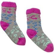 No Boundaries 9" Leopard Gradient Acrylic Slipper Sock