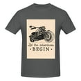 thumbnail image 4 of Bingfone Let The Adventure Begin Men'S Loose Fit Short-Sleeve Pocket T-Shirt, 4 of 7