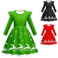 thumbnail image 3 of WEAIXIMIUNG Robes Adolescentes Formelles Longues Enfant Robes de Noël Filles Fête Danse Enfants Robe de Noël 4-5 Ans, 3 of 3