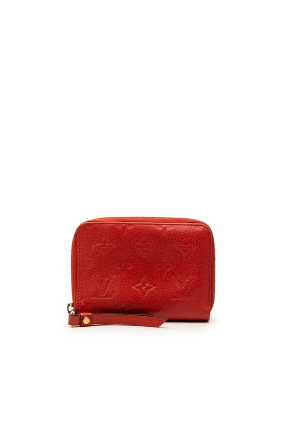 Pre-Owned Louis Vuitton Monogram Empreinte Portefeuille Secret Compact Bi-fold Wallet M60295...