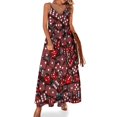 thumbnail image 1 of Vestido sin mangas con dados rojos, ropa para mujer, ropa de mujer, 1 of 7