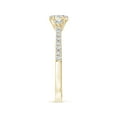 thumbnail image 3 of ANGARA Natural 0.21 Ct. Diamond Classic Ring in 14K Yellow Gold for Women (Ring Size: 11.5), 3 of 9