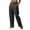 Black, variant on Diufon Wide Leg Pants for Men Button Waist Sport Running Pants Trendy Versatile Home Pants with Pockets
