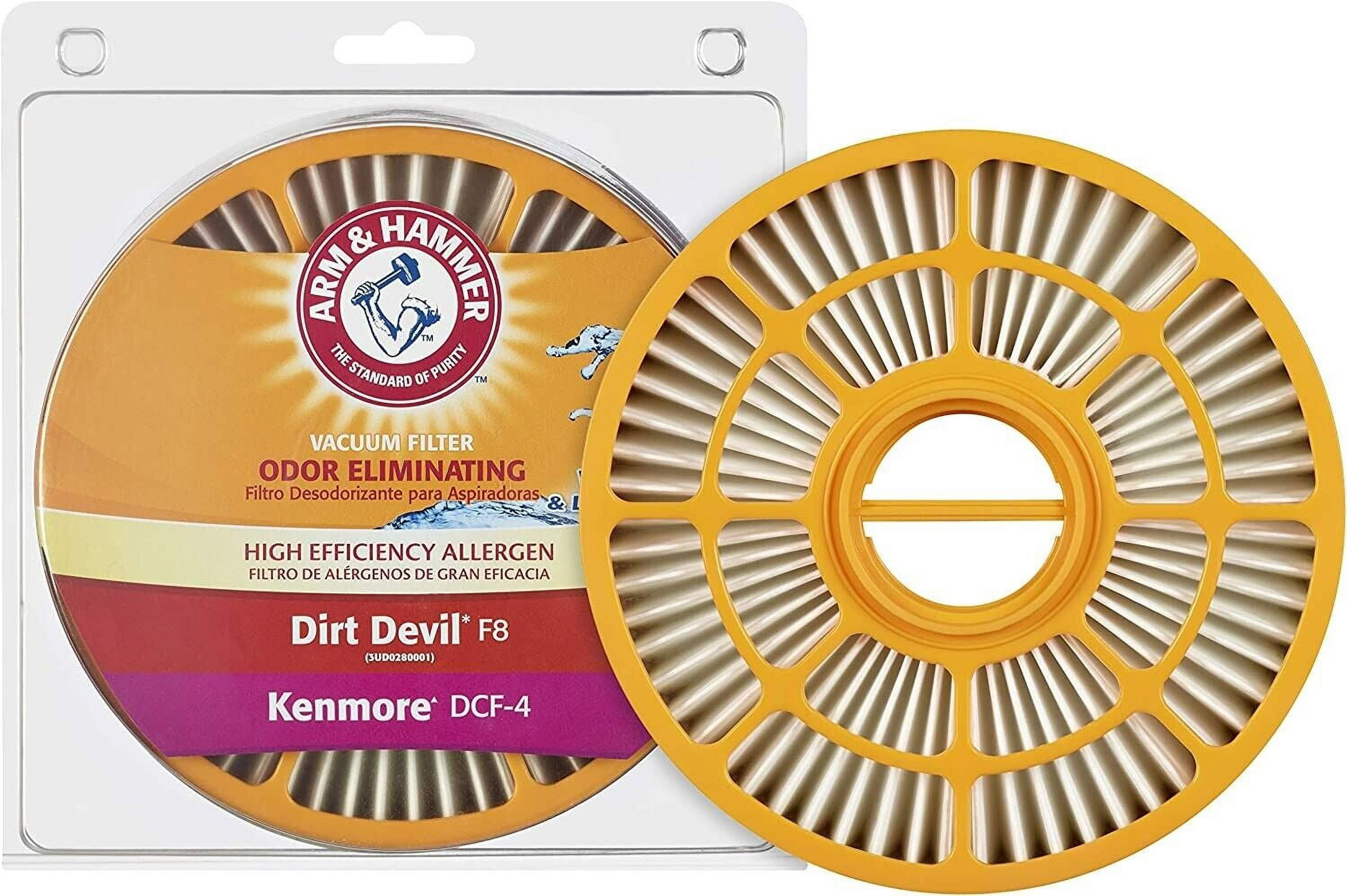 MaximalPower Ersatz Vakuum Filter Für Dirt Devil F8 HEPA-Filter Teil # 3ud0280001 2ud0280000 Weiß