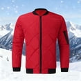 thumbnail image 2 of Zedker Womens Winter Coats Long Sleeve Detail Adjustable Hood Zip Pocketspuffer Red XL, 2 of 7