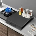 thumbnail image 4 of Stainless Steel Gas Stove Top Cover, Stove Covers for Gas Stove Top, Noodle Board Cooktop Cover, Range Burner Cover for Gas and Electric Stove, Expanding Kitchen Space, 21.2''x 14.5''x 3.5'' (Grey), 4 of 7