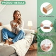 thumbnail image 2 of Uxcell 24-Pack Protectores de Piso para Patas de Silla, Copas de Silicona de 1.1-1.45 Pulgadas, Almohadillas de Fieltro para Muebles, Fundas para Patas de Silla [Blanco Transparente], 2 of 7