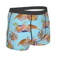 thumbnail image 2 of KLL Turtles And Corals Men's Cotton Boxer Briefs Underwear-Medium, 2 of 8