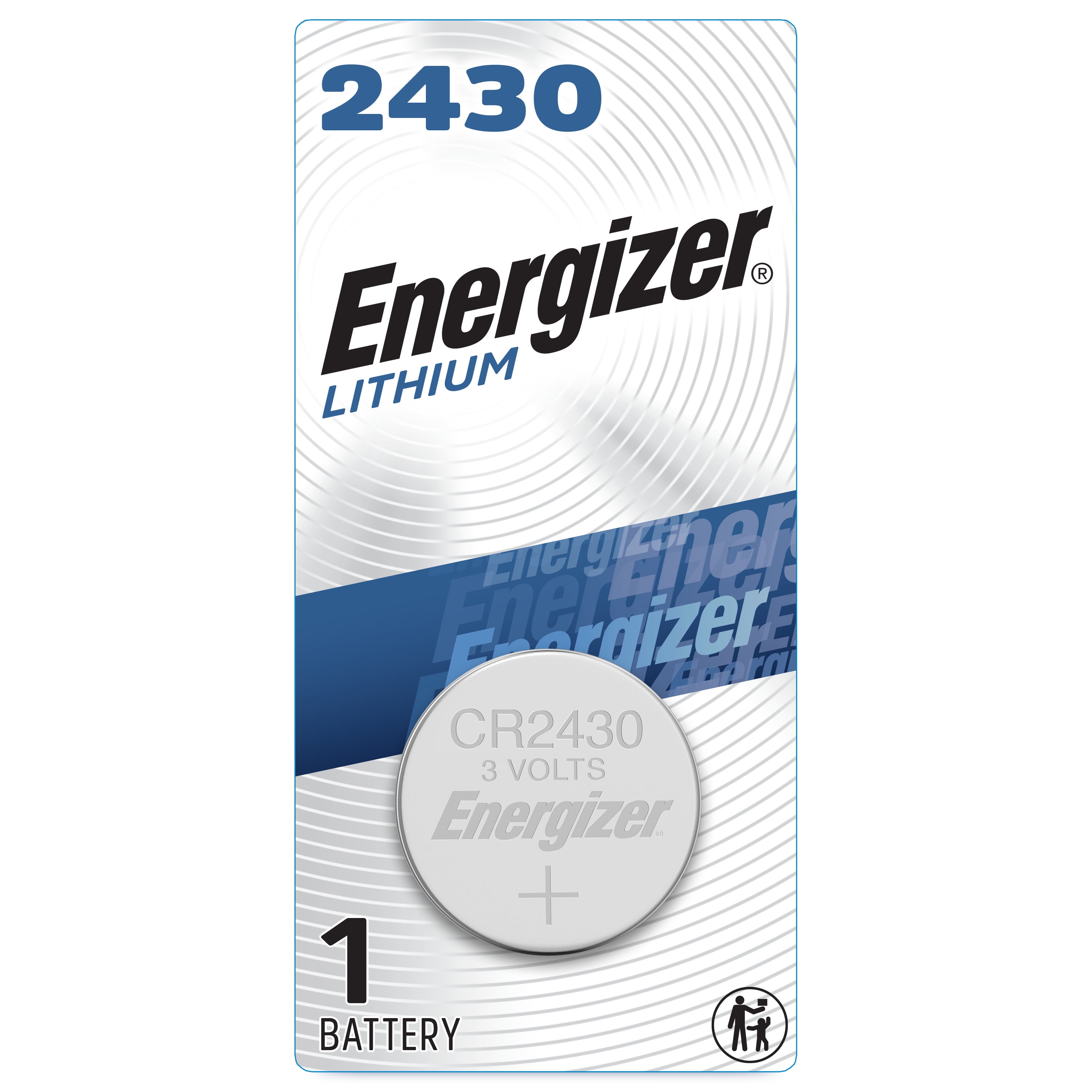 huid meesterwerk tussen Energizer 2430 Lithium Coin Battery, 1 Pack - Walmart.com