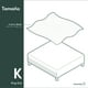 thumbnail image 4 of Dreamlab Manta Ligera con Textura Tipo Waffle – Colcha Suave, Ligera y Transpirable –Estilo Elegante Punto Gofre para Cama o Sofá –Ideal para Todas las Estaciones –Tamaño King Size –Color Rosa Palo, 4 of 10