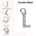 thumbnail image 2 of Uxcell 8Pack 0.1" Encanto de Letra L de Rhinestone Completo para Pulseras/Brazaletes Oro Blanco, 2 of 6