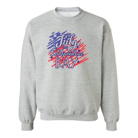The Independence Day 4Th Of July Sweatshirt Men -Image by Shutterstock, Male 3X-Large