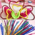 thumbnail image 4 of 100PCS Christmas Supplies Glitter Bulk Fuzzy Sticks for DIY Art and Craft ц, 4 of 8