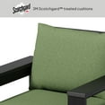 thumbnail image 3 of Better Homes & Gardens Ezra Outdoor HDPE Club Chair, Black with Green Cushions, 3 of 10