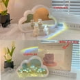 thumbnail image 2 of Vikakiooze Cloud Tulip Mirror Night Light,DIY Tulip Cloud Mirror Night Lights for Bedroom,Bedroom Living Room Destop Decor Night Light,Creative Gift for Friends,Birthday,Mother's Day, 2 of 6
