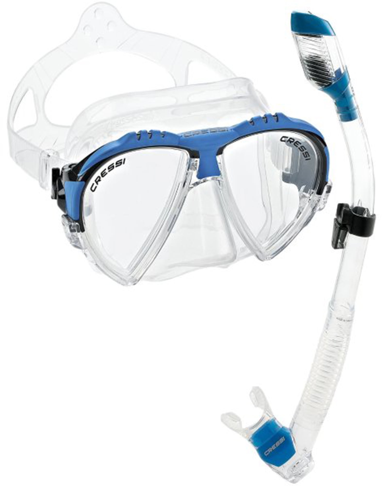 Cressi Matrix & Supernova Dry Mask Snorkel Combo