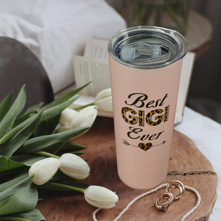Gigi Tumbler with Lid and Straw- Gigi Gifts, Grandma Gifts from  Granddaughter Grandson Birthday Christmas- Gigi Mug, Cup-Thermal Insulated  Tumblers 20 Oz -Best Gigi Ever Gifts for Grandmother, Mom 